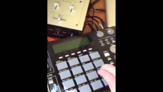 A beat made with the akai mpc 1000